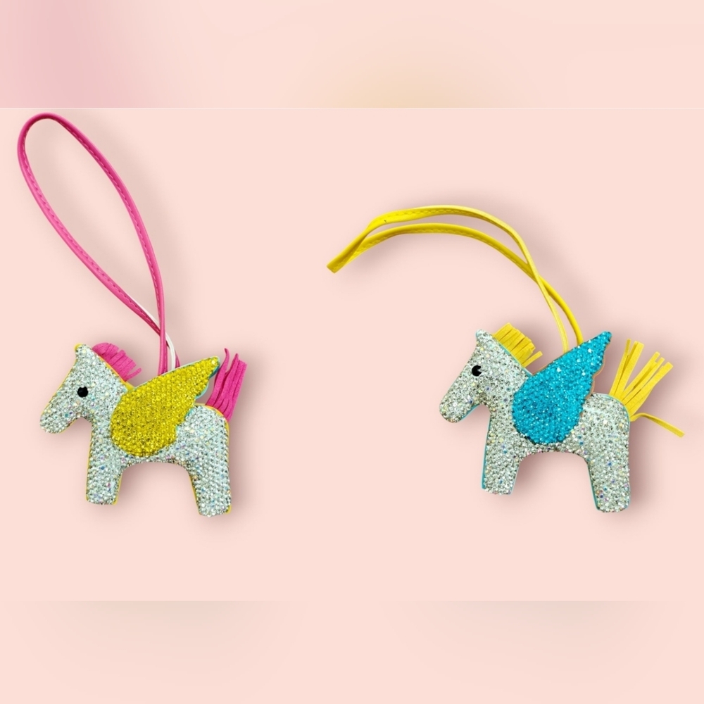 Natasha Rhinestone Pegasus Bag Charm Choose 1 NWT